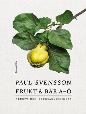 cover image of Frukt och bär A-Ö